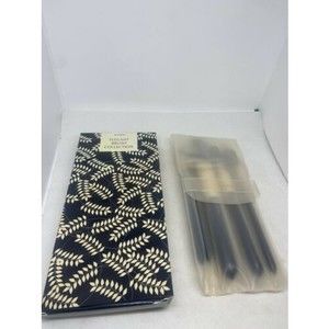 Vintage Avon Elegant Brush Collection & Pouch Beauty Brushes Makeup Set 1999 NEW